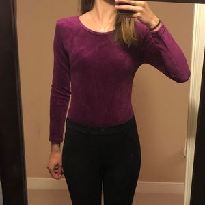 Velvet Magenta Body Suit
